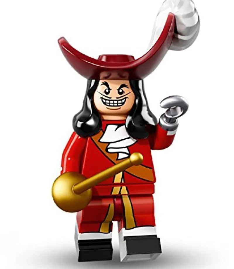 Disney | Collectible Minifigures>The Brick Show Shop Captain Hook - LEGO Disney Collectible Minifigure (Series 1)
