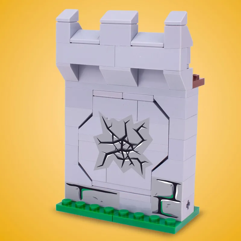 B3 Customs | Castle>The Brick Show Shop Castle Wall (Breakable) - Custom Castle Modular Building Set