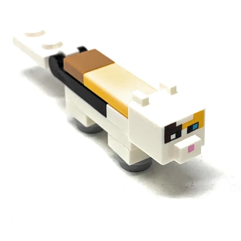 Minecraft>The Brick Show Shop Cat (Calico) - LEGO Minecraft Minifigure (2020)