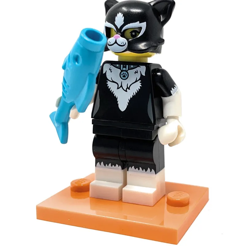 Collectible Minifigures>The Brick Show Shop Cat Costume Girl - LEGO Series 18 Collectible Minifigure (2018)