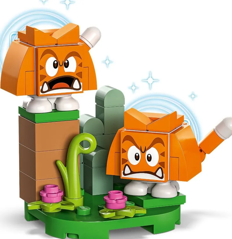 Super Mario>The Brick Show Shop Cat Goombas (Series 6) - LEGO 71413 Super Mario Character Minifigure (