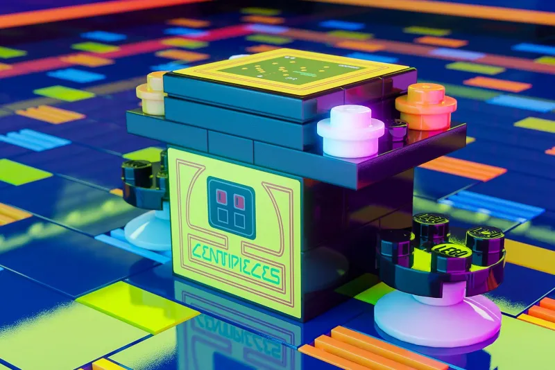 B3 Customs | Arcade>The Brick Show Shop Centipieces (Cocktail Style) - Custom Arcade Machine