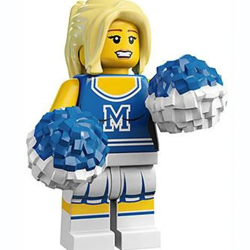 Collectible Minifigures>The Brick Show Shop Cheerleader - Series 1 LEGO Collectible Minifigure (2010)