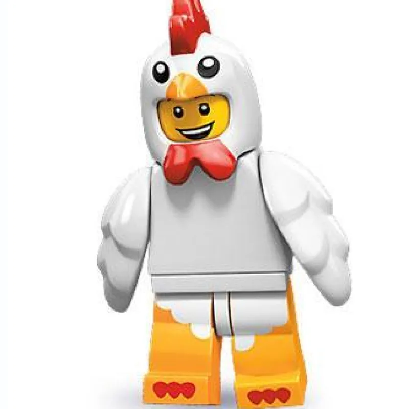 Collectible Minifigures>The Brick Show Shop Chicken Suit Guy - Series 9 LEGO Collectible Minifigure (2013)