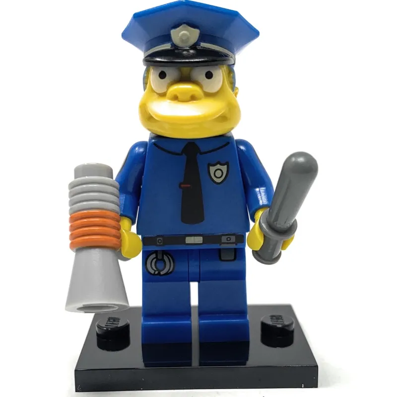 Collectible Minifigures>The Brick Show Shop Chief Wiggum - LEGO Simpsons Collectible Minifigure (Series 1) (2014)