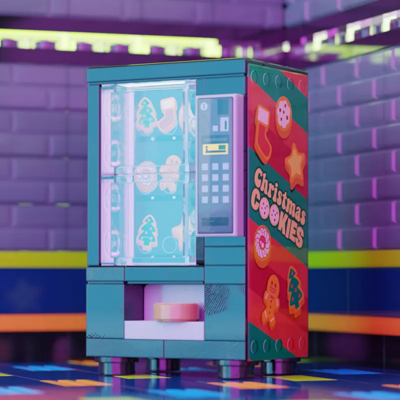 B3 Customs | Vending Machines>The Brick Show Shop Christmas Cookies - Custom Vending Machine
