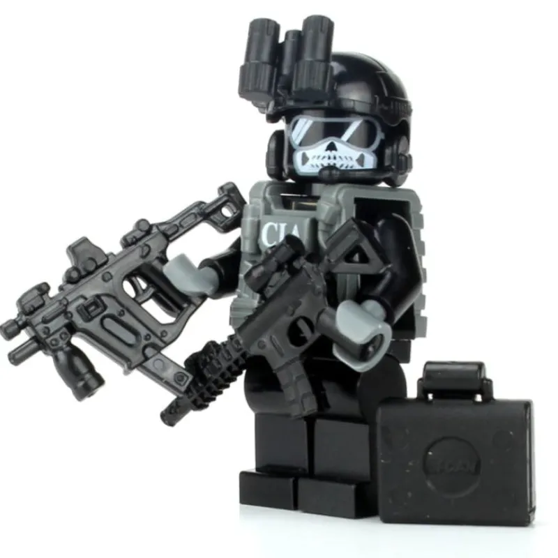 Custom Lego Military Minifigures>The Brick Show Shop CIA Ghost SAD/SOG Commando - Custom LEGO Military Minifig