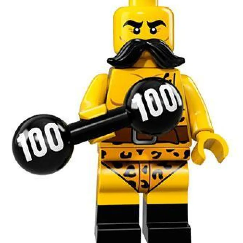 Collectible Minifigures>The Brick Show Shop Circus Strong Man - Series 17 LEGO Collectible Minifigure (2017)