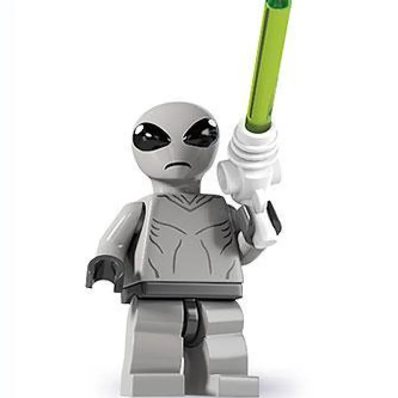 Collectible Minifigures>The Brick Show Shop Classic Alien - LEGO Series 6 Collectible Minifigure (2012)