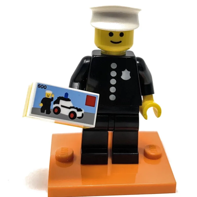 Collectible Minifigures>The Brick Show Shop Classic Police Officer - LEGO Series 18 Collectible Minifigure