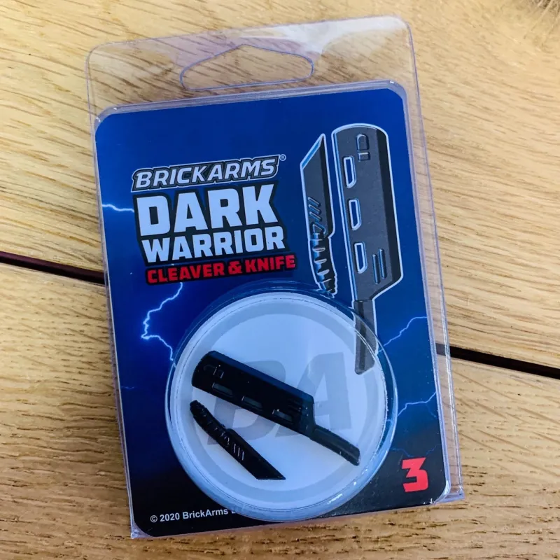 Brickarms>The Brick Show Shop Cleaver & Knife, Dark Warrior Pack - BrickArms