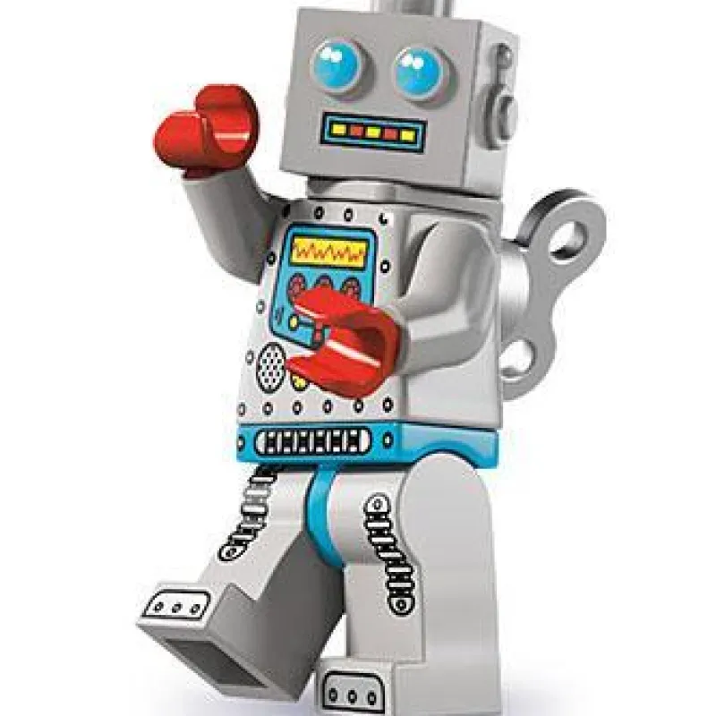 Collectible Minifigures>The Brick Show Shop Clockwork Robot - LEGO Series 6 Collectible Minifigure (2012)