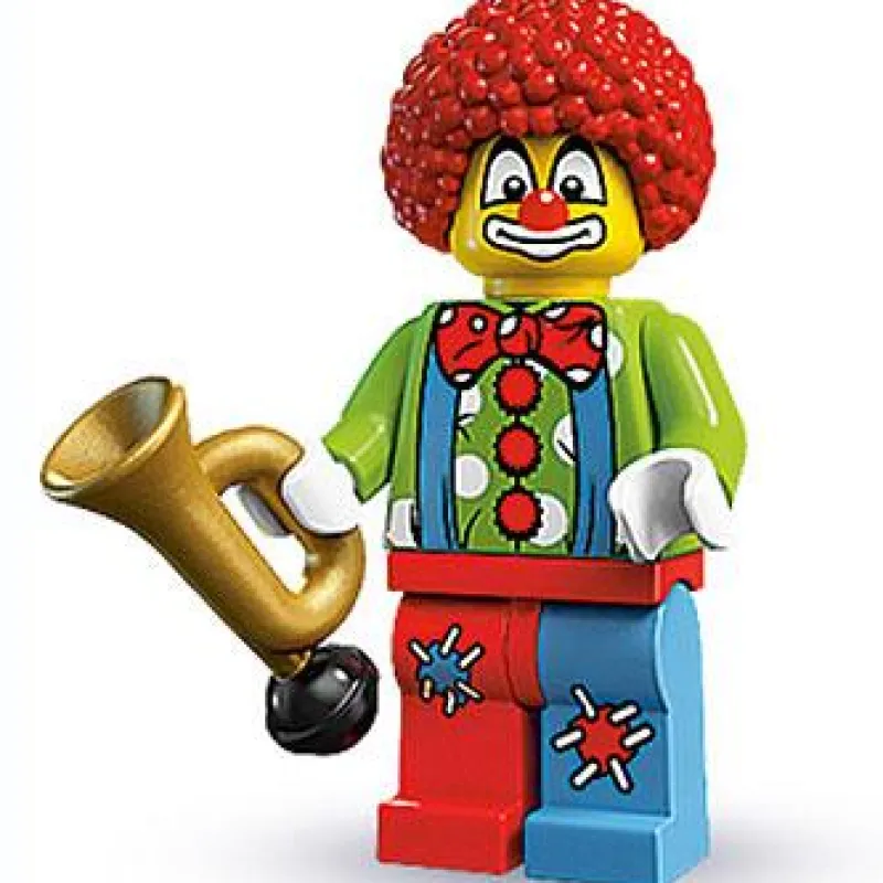 Collectible Minifigures>The Brick Show Shop Clown - Series 1 LEGO Collectible Minifigure (2010)