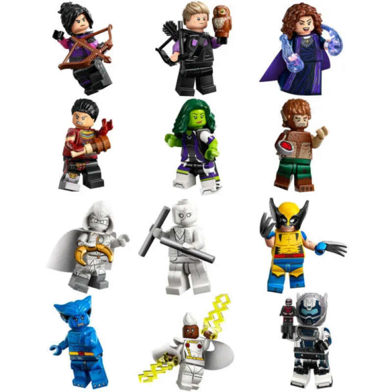 Collectible Minifigures>The Brick Show Shop Complete Set of 12 LEGO Marvel Collectible Minifigures 71039 (2023)