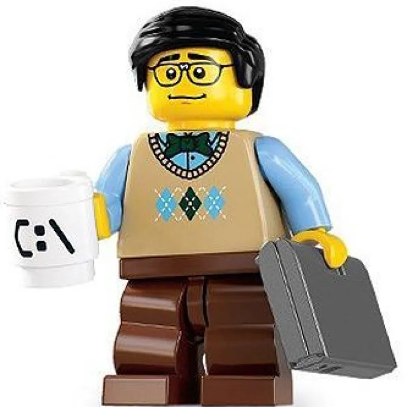 Collectible Minifigures>The Brick Show Shop Computer Programmer - Series 7 LEGO Collectible Minifigure (2012)
