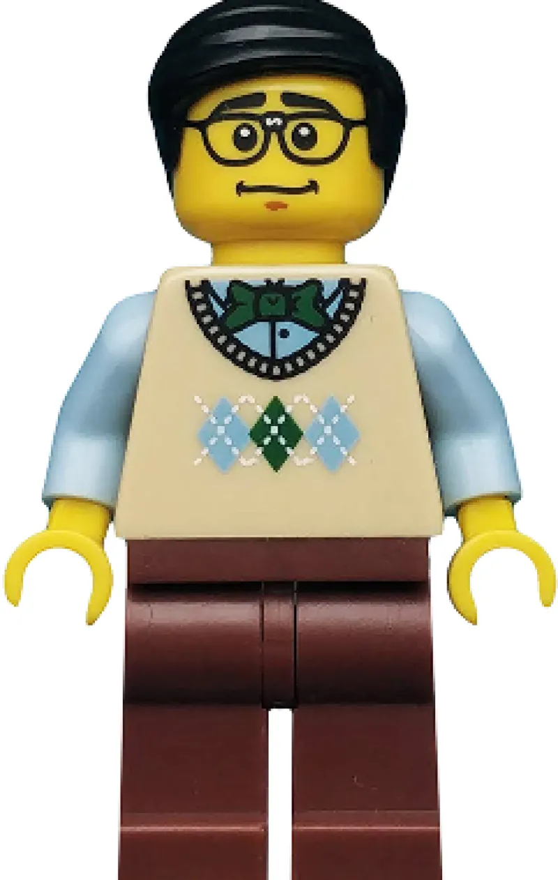 Collectible Minifigures>The Brick Show Shop Computer Programmer (No Accessories)- Series 7 LEGO Collectible Minifi