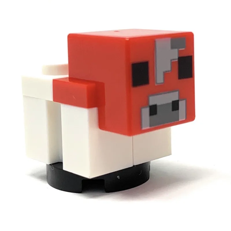 Minecraft>The Brick Show Shop Cow (Baby, Mooshroom) - LEGO Minecraft Minifigure (2017)