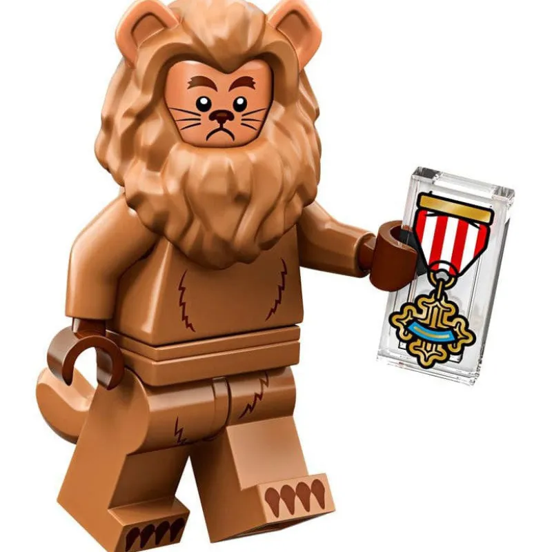 Collectible Minifigures>The Brick Show Shop Cowardly Lion (Wizard of Oz) - LEGO Movie 2 Collectible Minifigure
