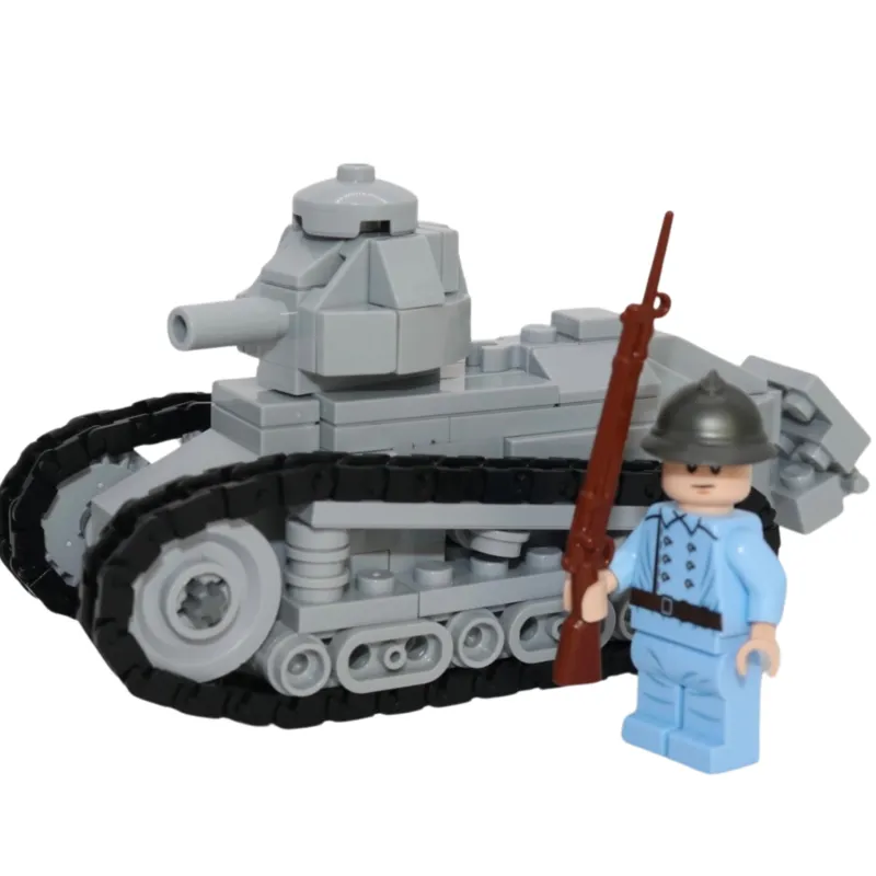 Military>The Brick Show Shop Custom FT17 WWI Light Tank made using LEGO parts - Bricks at War