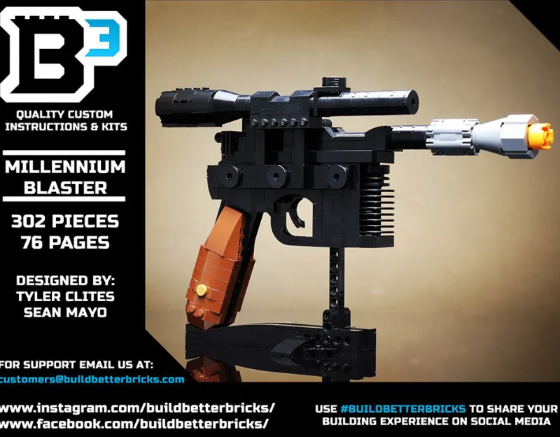 B3 Customs | Star Wars>The Brick Show Shop Custom Millennium Blaster