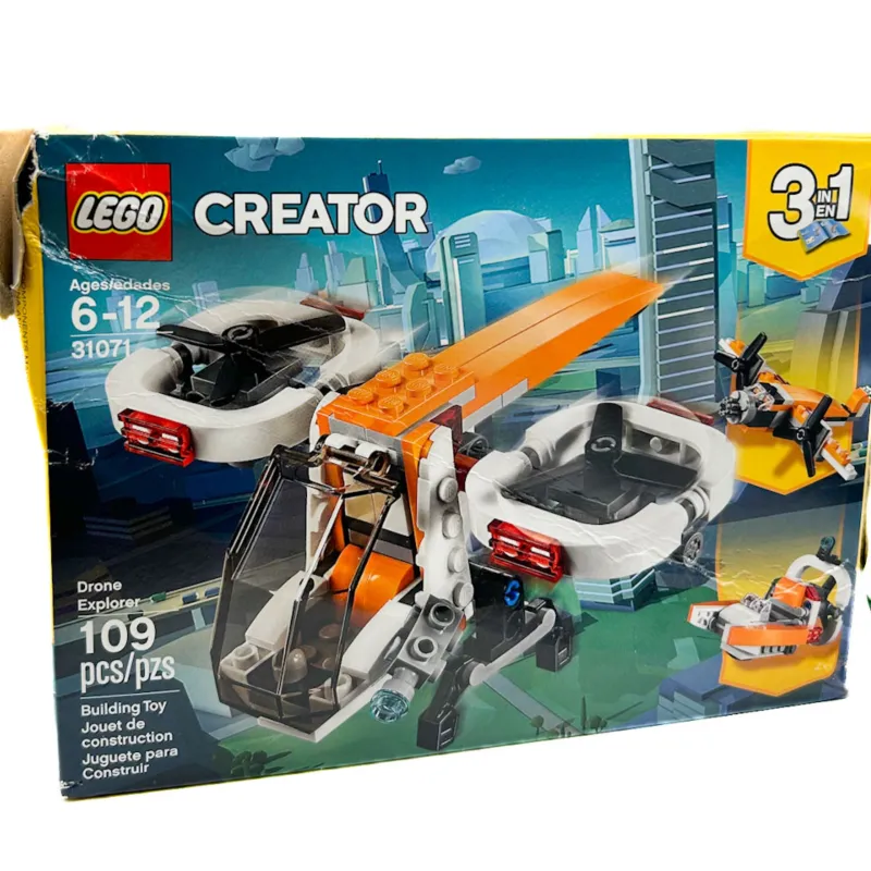Retired Lego Sets>The Brick Show Shop DAMAGED BOX LEGO Creator Drone Explorer Set (31071) [RETIRED]