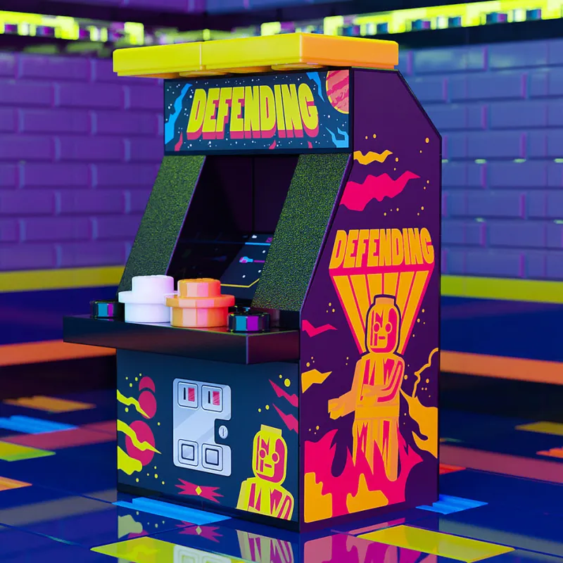 B3 Customs | Arcade>The Brick Show Shop Defending - B3 Customs Arcade Machine