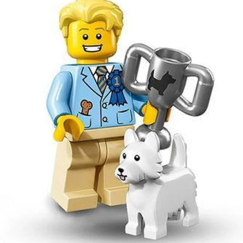 Collectible Minifigures>The Brick Show Shop Dog Show Winner - LEGO Series 16 Collectible Minifigure (2016)