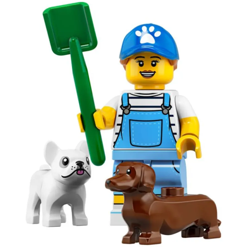 Collectible Minifigures>The Brick Show Shop Dog Sitter - LEGO Series 19 Collectible Minifigure