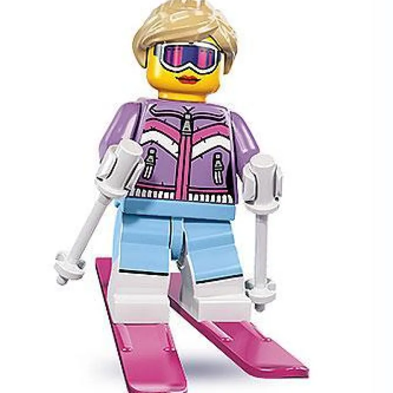 Collectible Minifigures>The Brick Show Shop Downhill Skier - LEGO Series 8 Collectible Minifigure (2012)