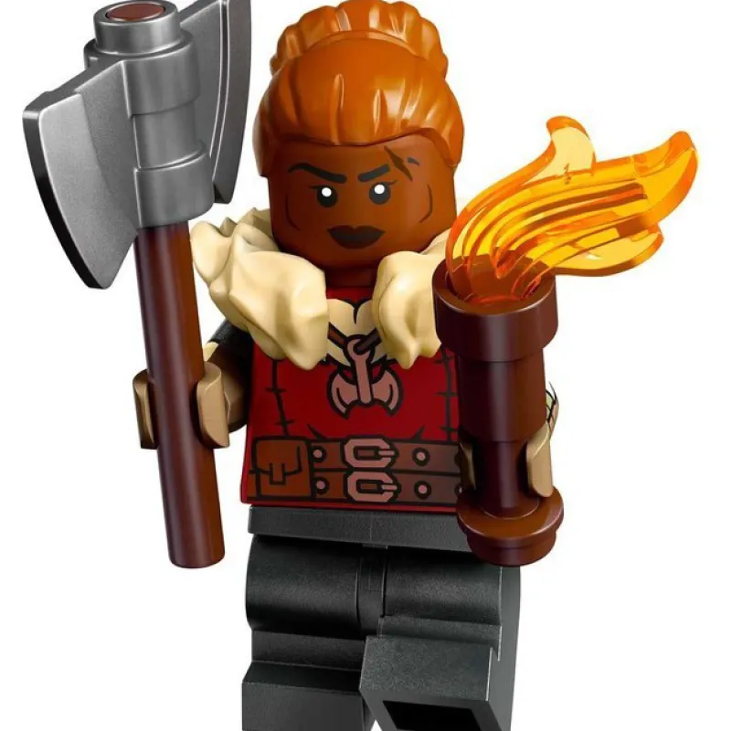 Collectible Minifigures>The Brick Show Shop Dwarf Barbarian - LEGO Dungeons & Dragons Collectible Minifigure 71047
