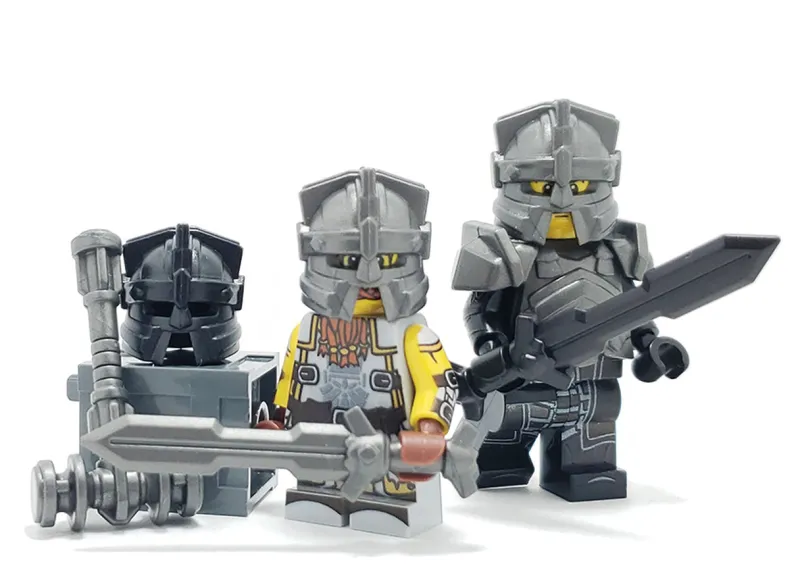 Brick Warriors>The Brick Show Shop Dwarf Sword for LEGO Minifigures - Brick Warriors