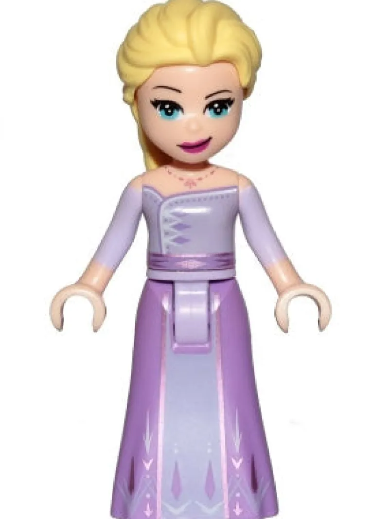 Disney>The Brick Show Shop Elsa (Lavender Dress) - LEGO Disney Frozen Minifigure (2019)