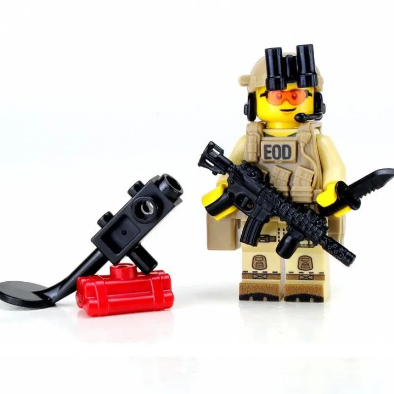 Custom Lego Military Minifigures>The Brick Show Shop EOD Explosive Ordinance Disposal Specialist - Custom LEGO Military Min