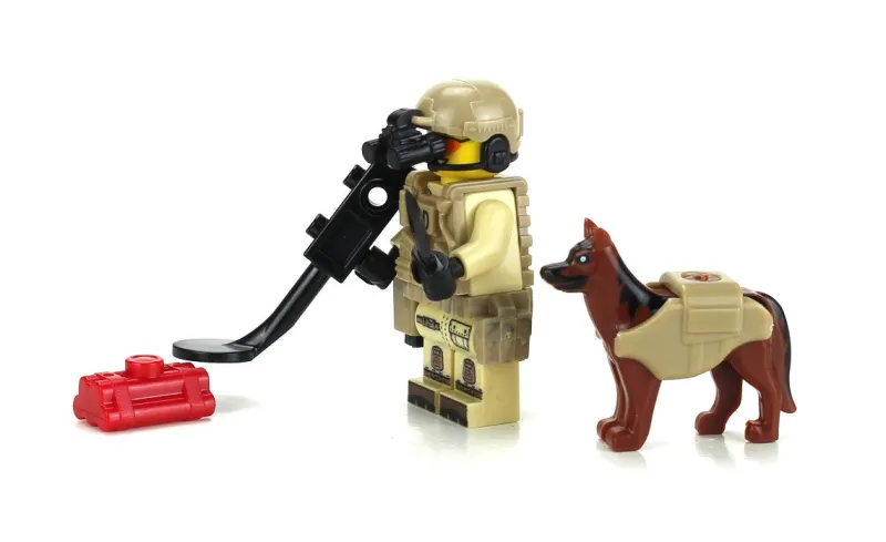 Custom Lego Military Minifigures>The Brick Show Shop EOD Explosive Ordnance Disposal Specialist - Custom LEGO Military Mini
