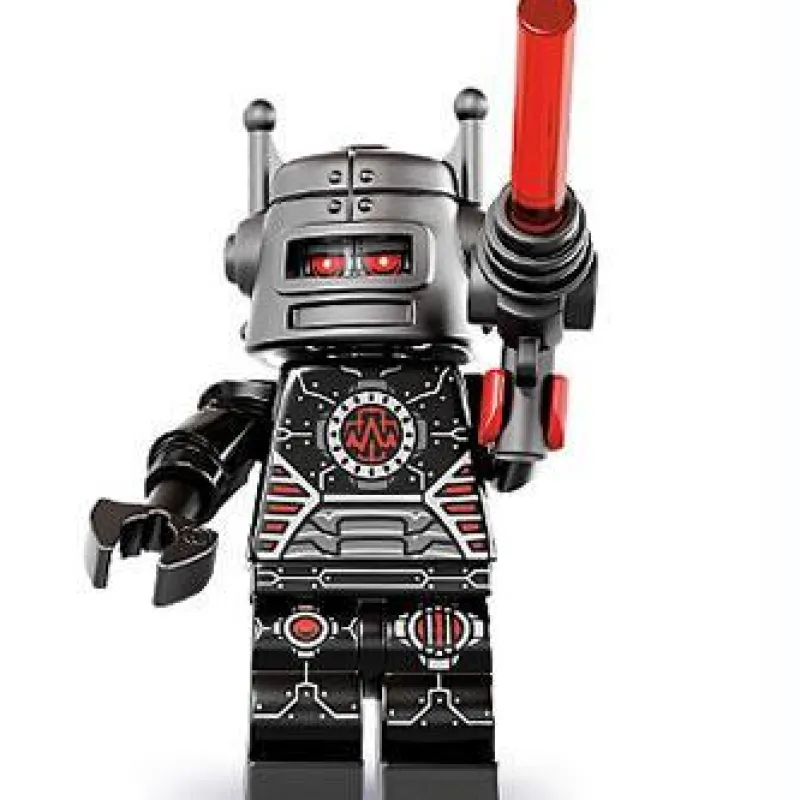 Collectible Minifigures>The Brick Show Shop Evil Robot - LEGO Series 8 Collectible Minifigure (2012)
