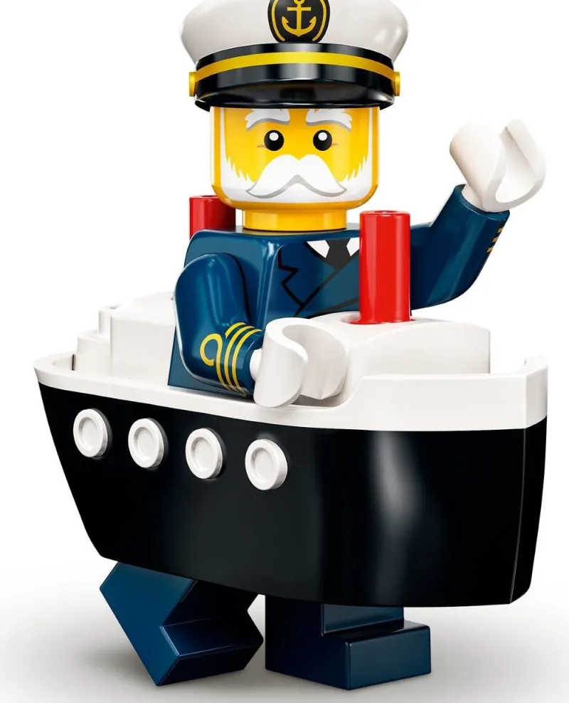 Collectible Minifigures>The Brick Show Shop Ferry Captain / Titanic - LEGO Collectible Minifigure 71034 (Series 23) (2022)