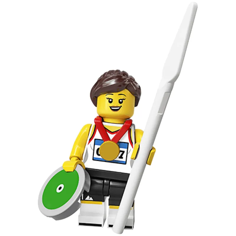 Collectible Minifigures>The Brick Show Shop Field Athlete - LEGO Series 20 Collectible Minifigure
