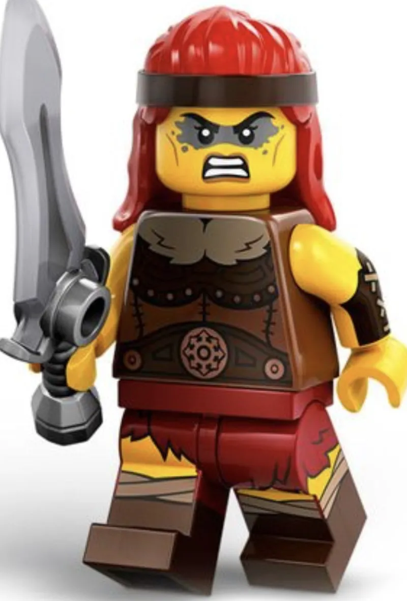 Collectible Minifigures>The Brick Show Shop Fierce Barbarian - LEGO Collectible Minifigure 71045 (Series 25) (2024