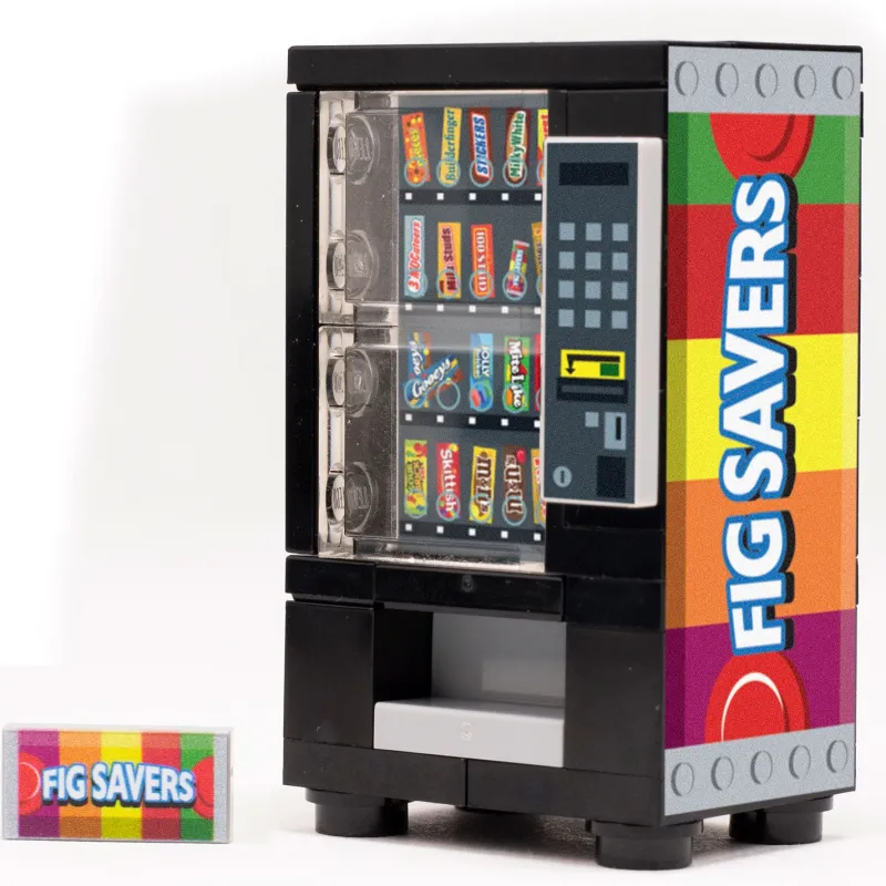 B3 Customs | Custom Parts>The Brick Show Shop Fig Savers - B3 Customs® Candy Bar Vending Machine