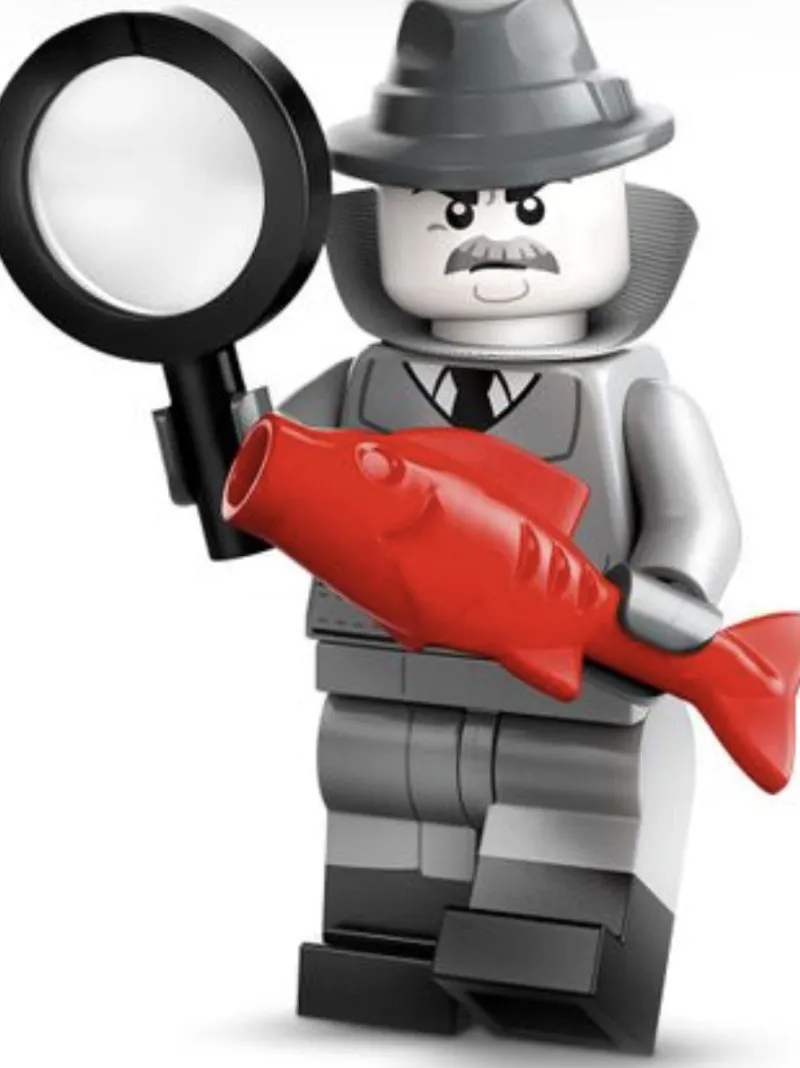 Collectible Minifigures>The Brick Show Shop Film Noir Detective - LEGO Collectible Minifigure 71045 (Series 25) (2