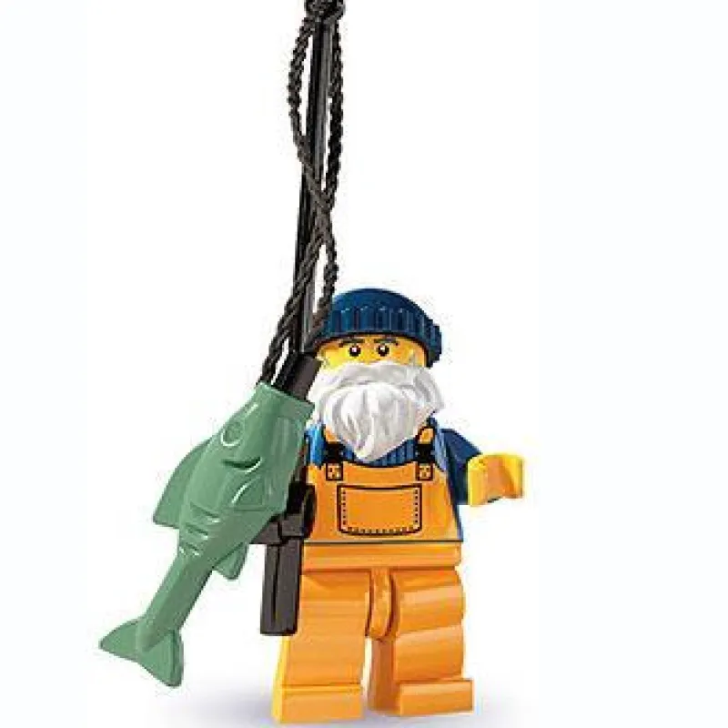 Collectible Minifigures>The Brick Show Shop Fisherman - Series 3 LEGO Collectible Minifigure (2011)
