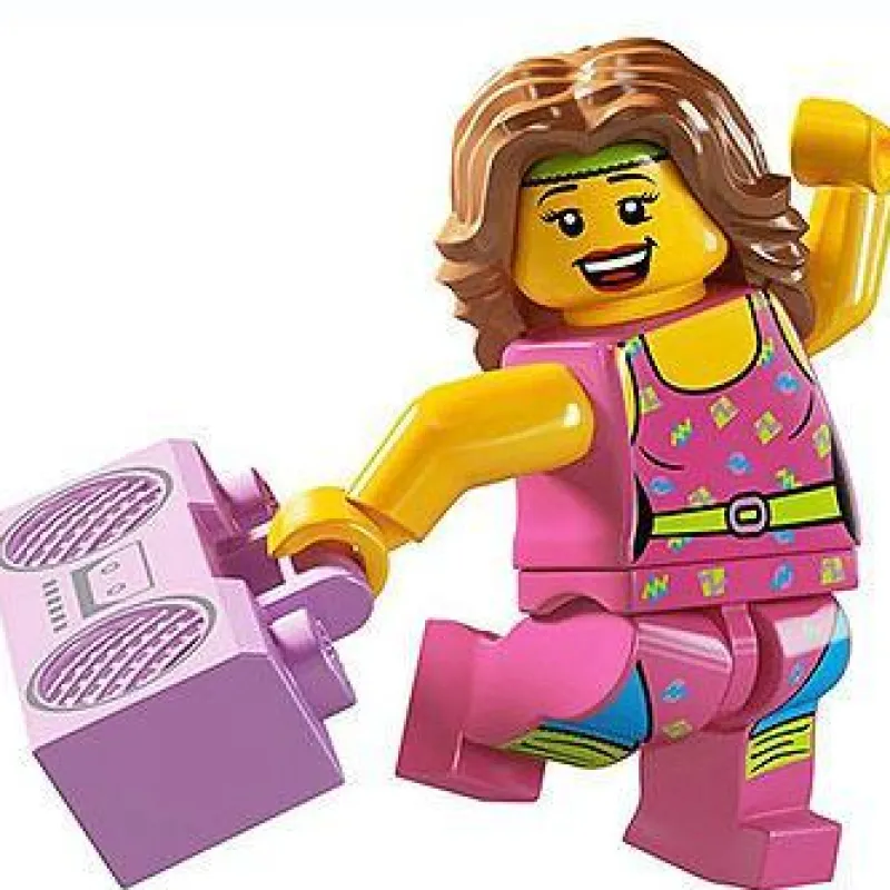 Collectible Minifigures>The Brick Show Shop Fitness Instructor - LEGO Series 5 Collectible Minifigure (2011)