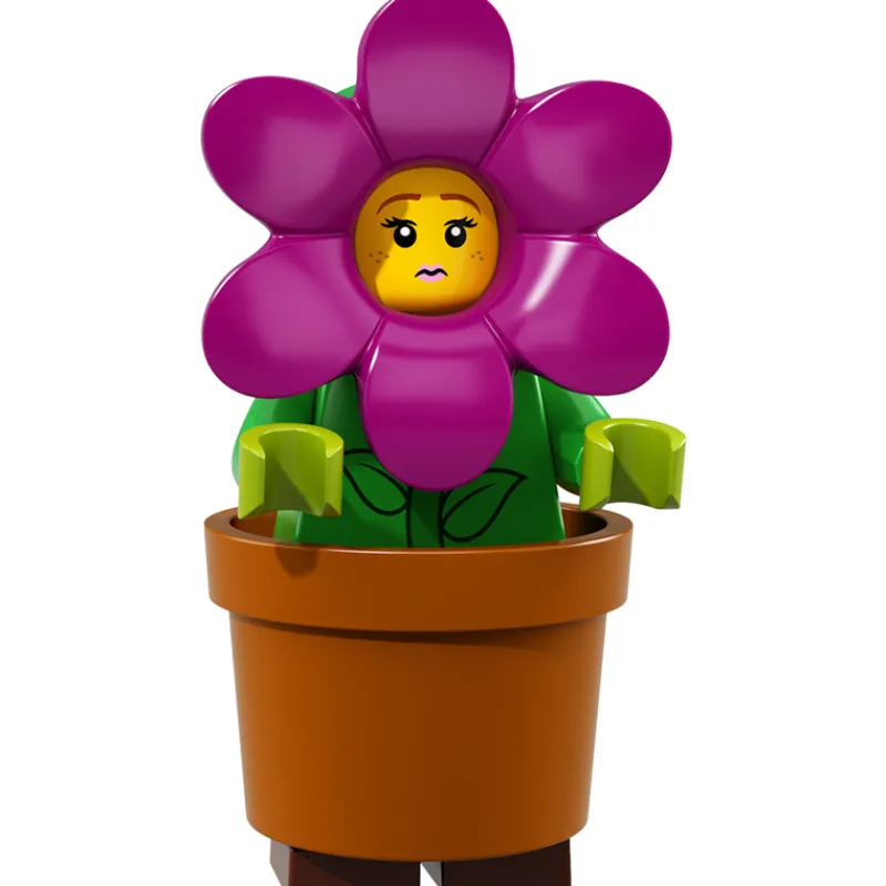 Collectible Minifigures>The Brick Show Shop Flower Pot Girl - LEGO Series 18 Collectible Minifigure