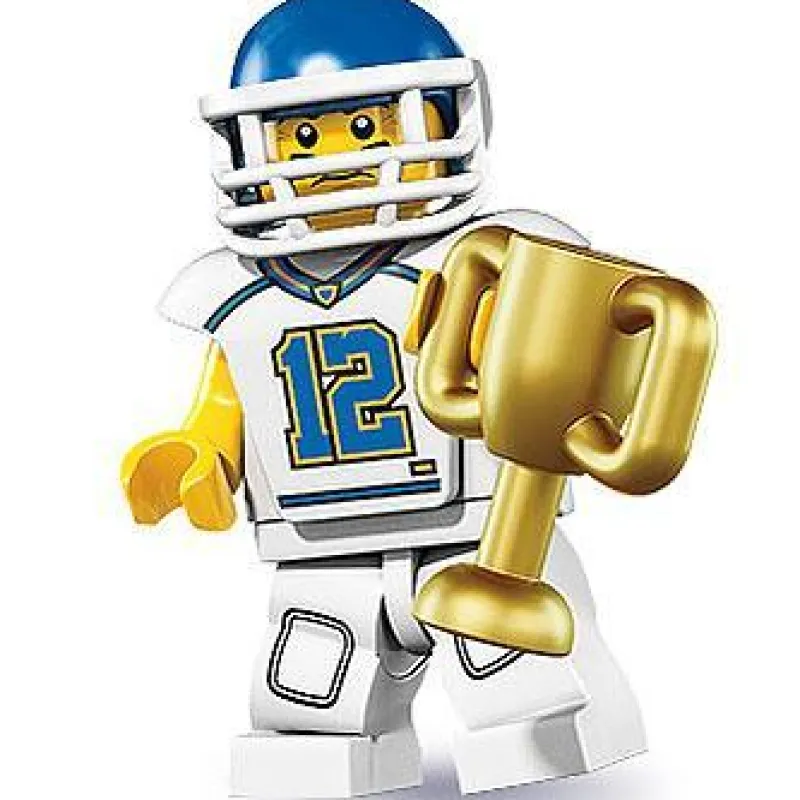 Collectible Minifigures>The Brick Show Shop Football Player - LEGO Series 8 Collectible Minifigure (2012)