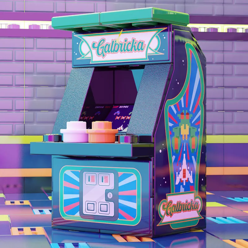 B3 Customs | Arcade>The Brick Show Shop Galbricka Minifig Arcade Machine - B3 Customs made using LEGO parts