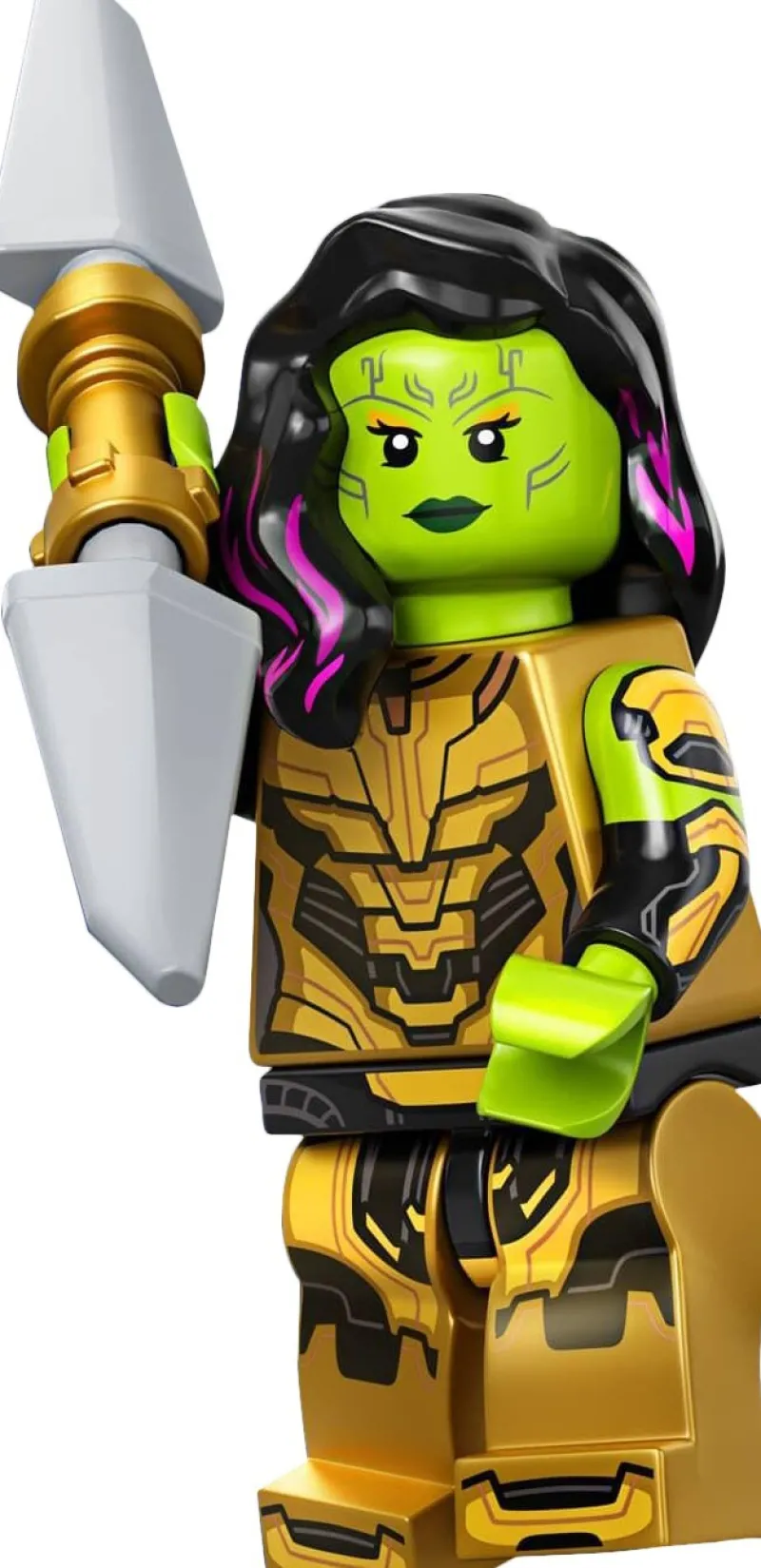 Collectible Minifigures>The Brick Show Shop Gamora w/ Blade of Thanos - LEGO Marvel Collectible Minifigure (Series