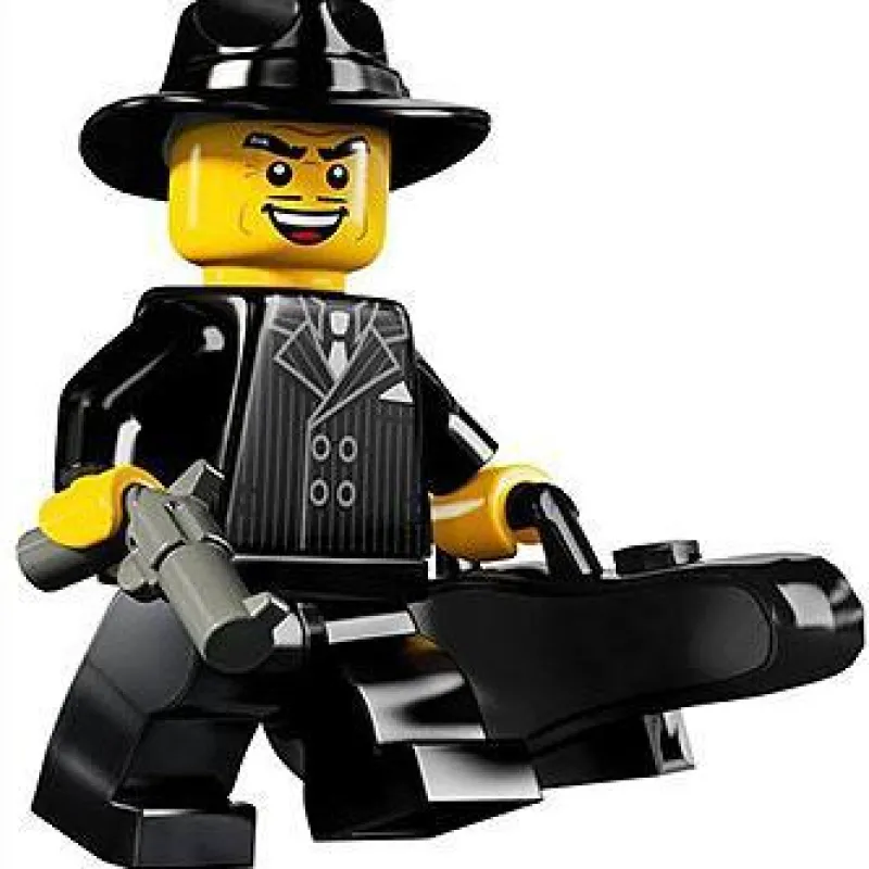 Collectible Minifigures>The Brick Show Shop Gangster - LEGO Series 5 Collectible Minifigure (2011)