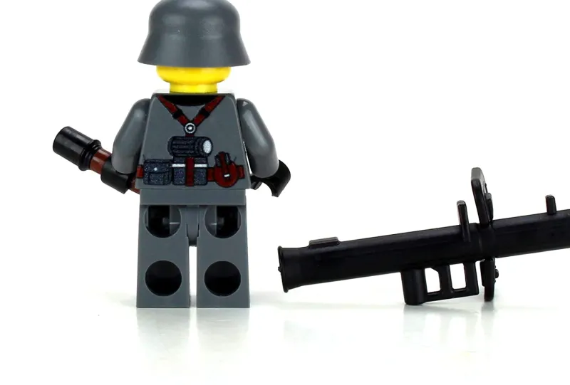 Custom Lego Military Minifigures>The Brick Show Shop German WW2 Anti-Tank Soldier - Custom LEGO Military Minifig