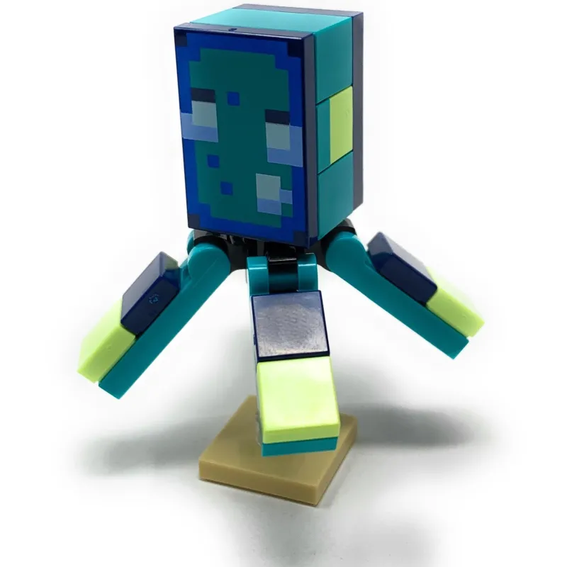 Minecraft>The Brick Show Shop Glow Squid - LEGO Minecraft Minifigure (2022)