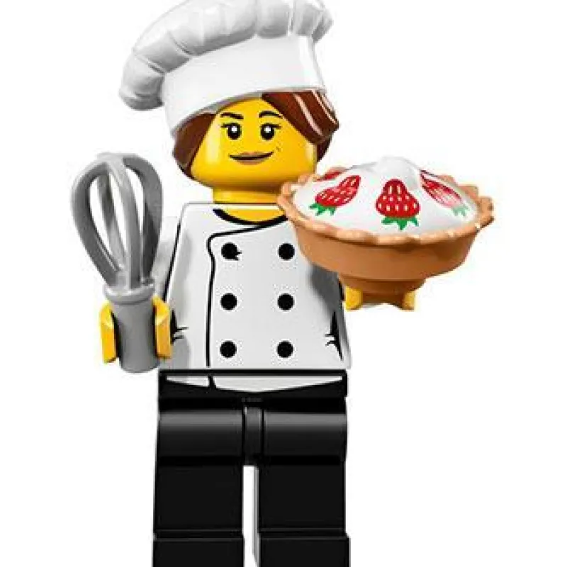 Collectible Minifigures>The Brick Show Shop Gourmet Chef - Series 17 LEGO Collectible Minifigure (2017)